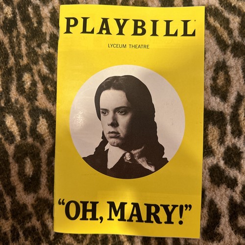 Broadway Playbill Oh, MARY! Lyceum Theatre 2024