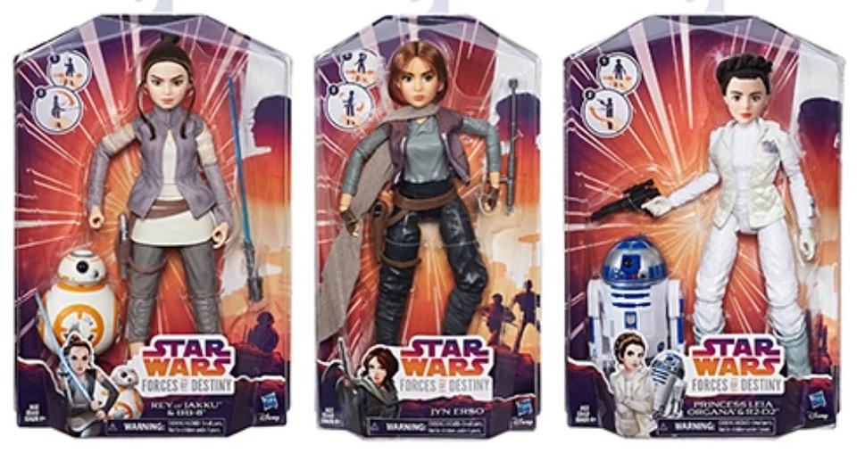 Disney Star Wars Forces Of Destiny Set Lot Of 6 Dolls Figures 11 Inch New In Box - Image 3 of 4
