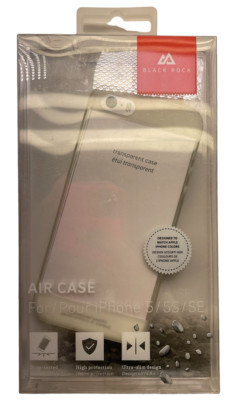 Black Rock Air Case for iPhone 5/5S/SE, Transparent