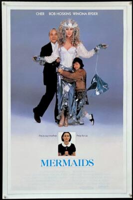 R912     MERMAIDS, original DS 1sh Poster '90 Cher, Winona Ryder, Bob Hoskins