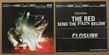 CHEVELLE Rare VINTAGE 2002 DOUBLE SIDED PROMO POSTER FLAT for Wonder CD MINT