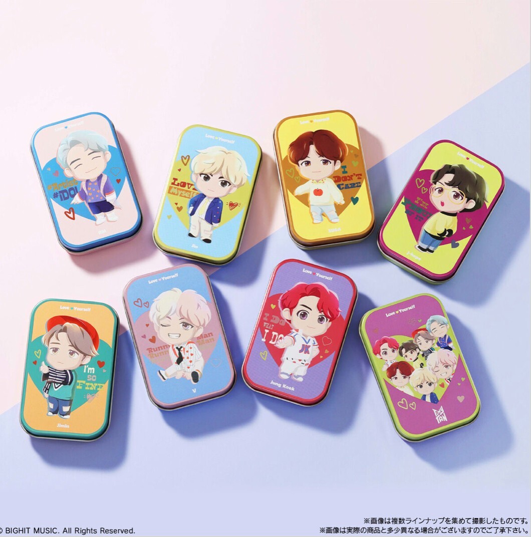 BTS TinyTAN Tin Case Japan Limited BT21 Jin jimin suga jungkook rm