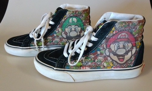 mario vans high tops
