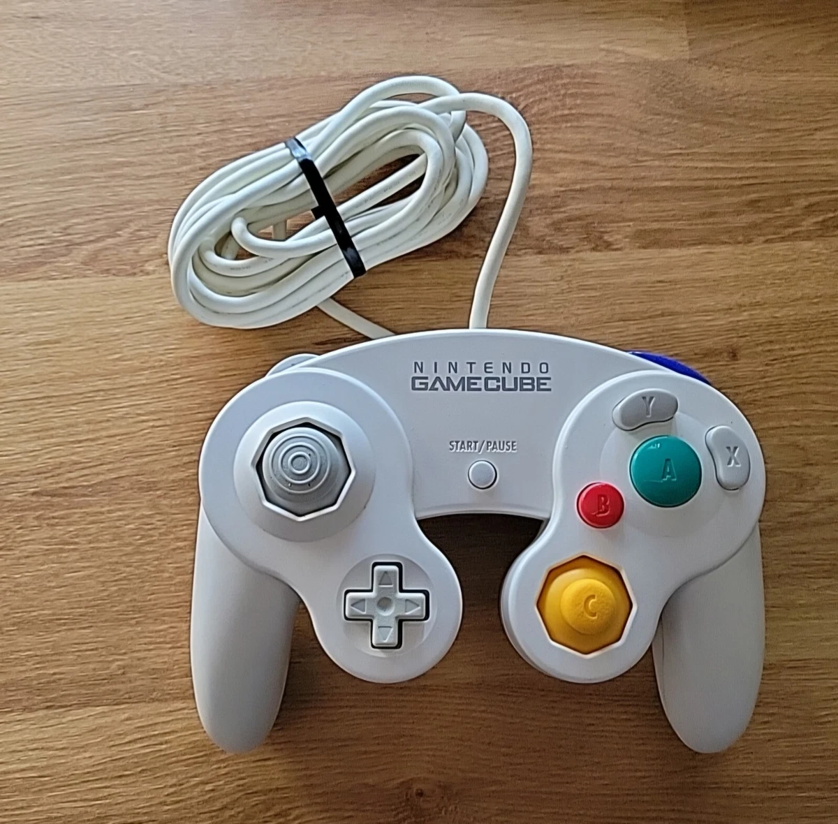 Lot De Joystick Pour Manette Nintendo Game Cube, Carte Capuchon, Jaune Gris