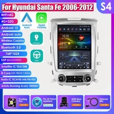 9.7"For Hyundai Santa Fe  2006-2012 Android 13 Car Radio GPS CarPlay DSP +AHDCAM