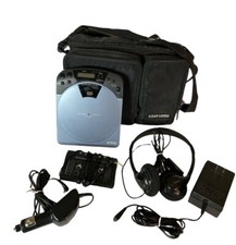 Vintage 1993 RCA Personal Compact Disk Player RP-7906A Bag Power Adapters CD Kit