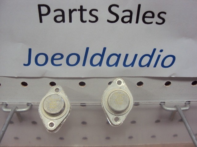 Sherwood S-8600 Original Matched Pair Output Transistors.Tes