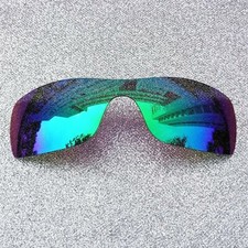 Green Polarized Replacement Lenses For-Oakley Batwolf Frame OO9101