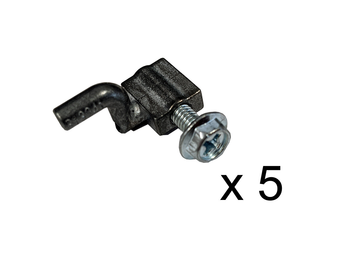 PACK OF 5 x Replacement Wire Stop With Z Dog Leg End For Throttle Brake