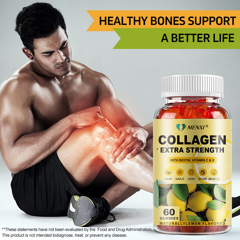 Collagen Gummies for Hair Growth & Skin Hydration - Beauty Supplements 60PCS