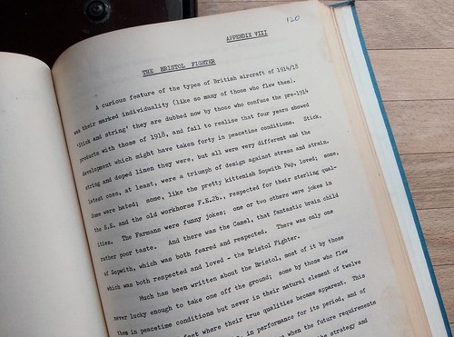 W.F.J. Harvey - Pi In The Sky - 1st ed' bound typed manuscript 1969, WW1 RFC RAF - Picture 11 of 15