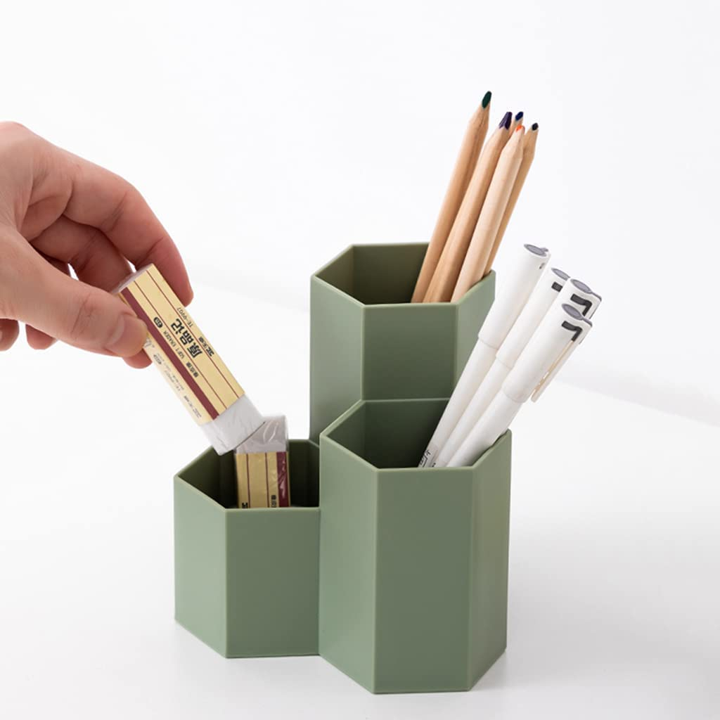 Green Cup Pen & Pencil Holder for Desk Organization-image
