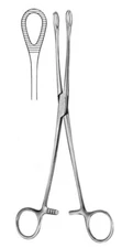 1FOERSTER Sponge Forceps, 9.5 , Stright Serrated Jaws, Sterile Single use 25/Box