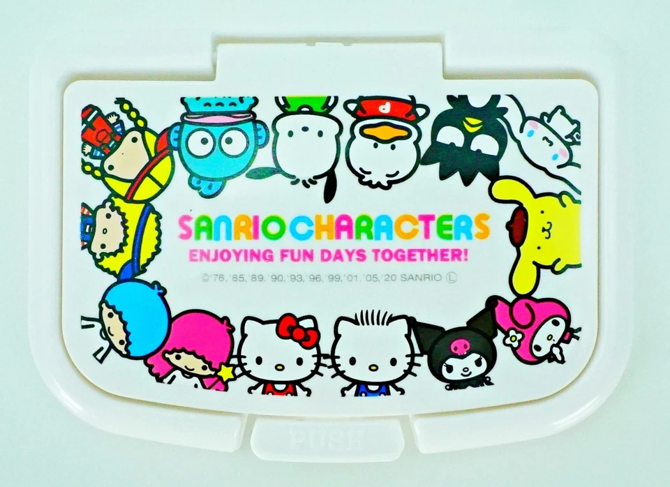 Sanrio Toallitas Tapa Toallitas Cubierta Hello Kitty Pañuelos Húmedos Tapa Caja Almacenamiento Reutilizable Foto 3 de 4