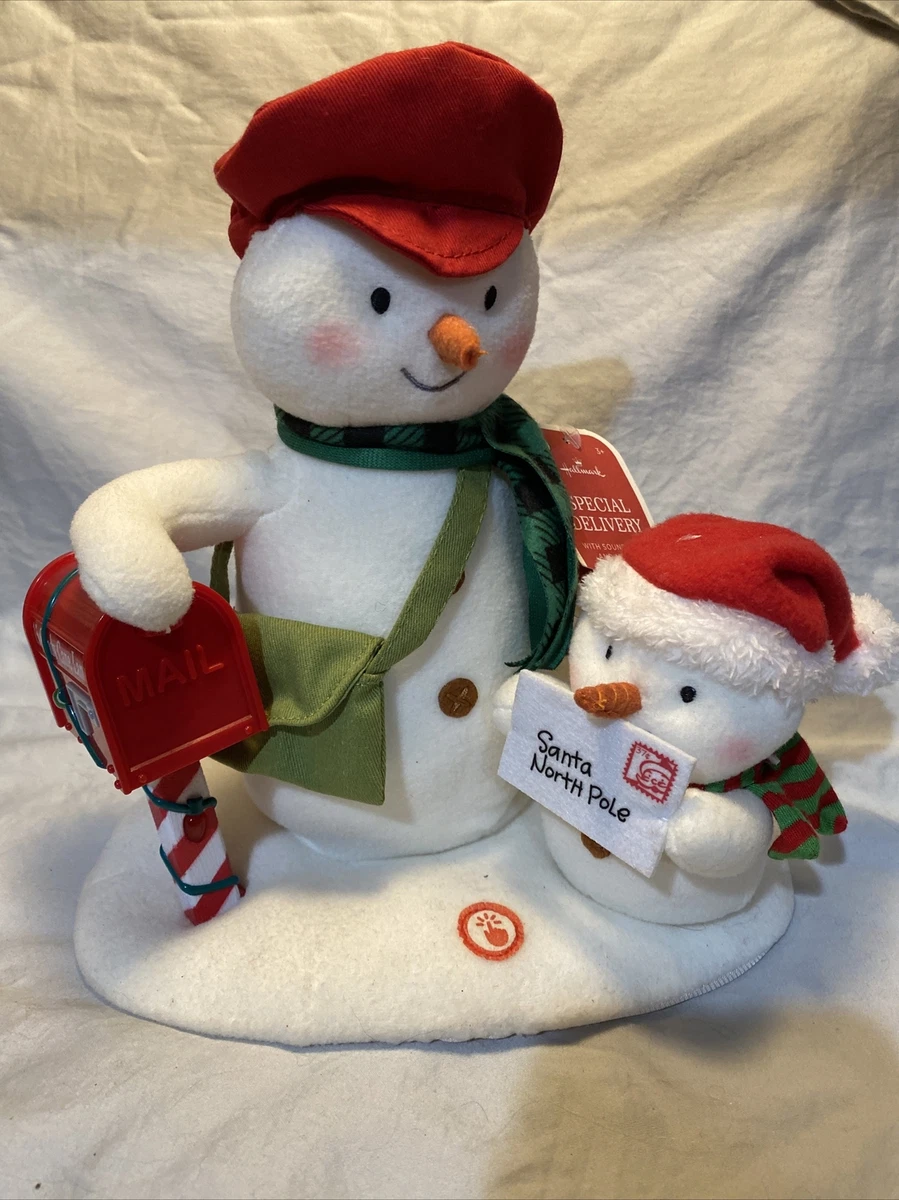Hallmark plush singing snowman 2018 2025