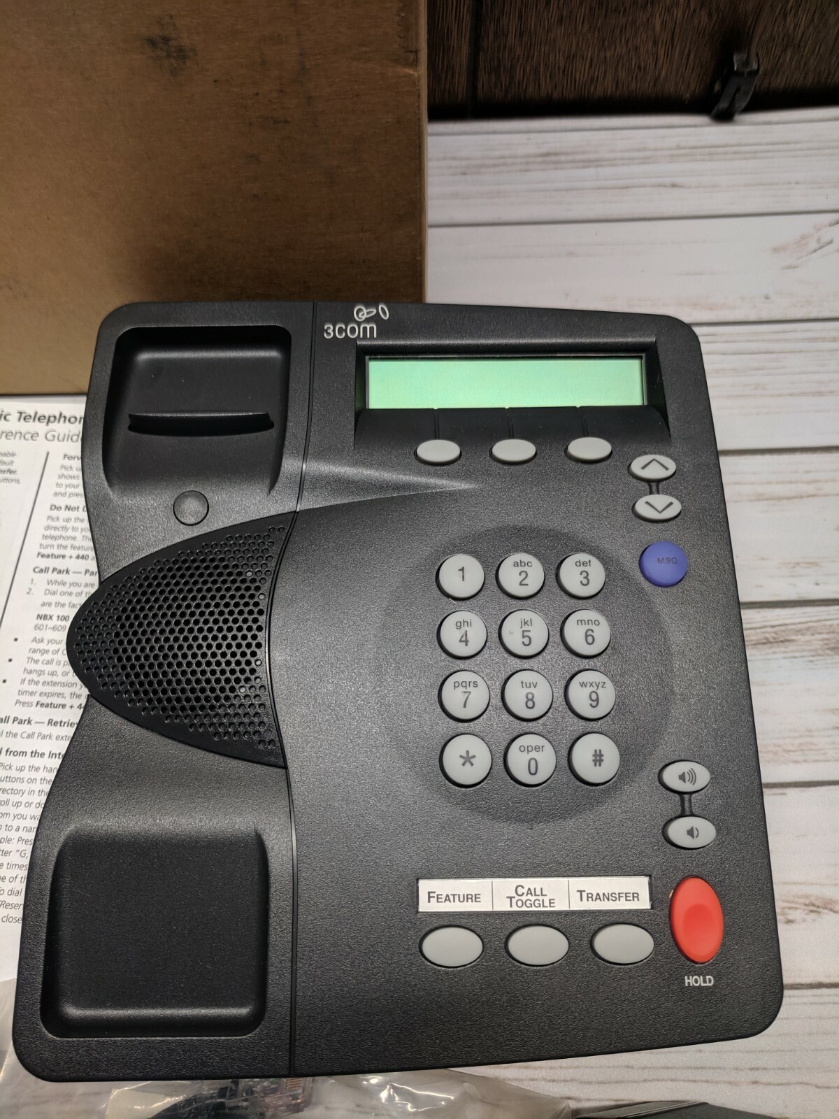 3COM 2101 Basic Business Telephone Phone 655-0045-01 - No Coil Cord | eBay