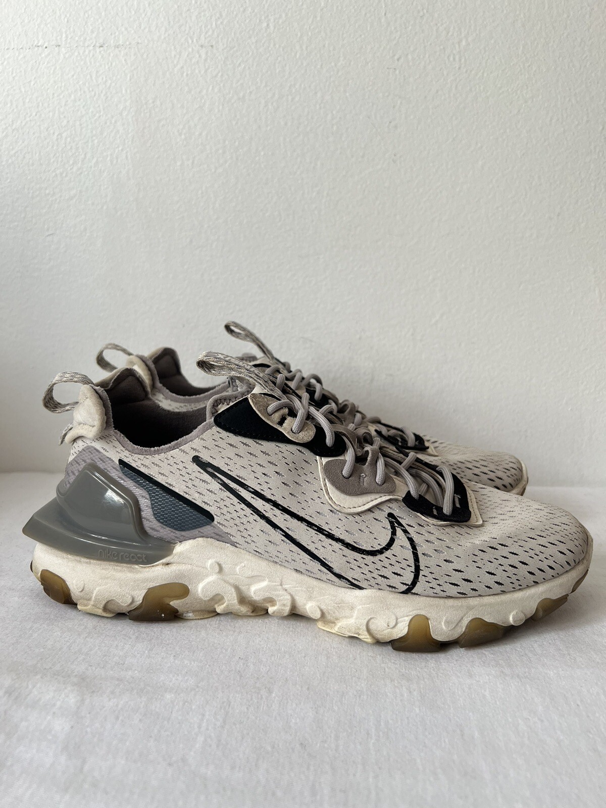 Nike React Vision Vast Grey 2020 Sneakers Mens Sz 10 … Gem