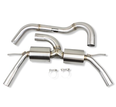 Renault Clio RS EDC 200 220 Exhaust With Double Silencer Stainless Trophy 