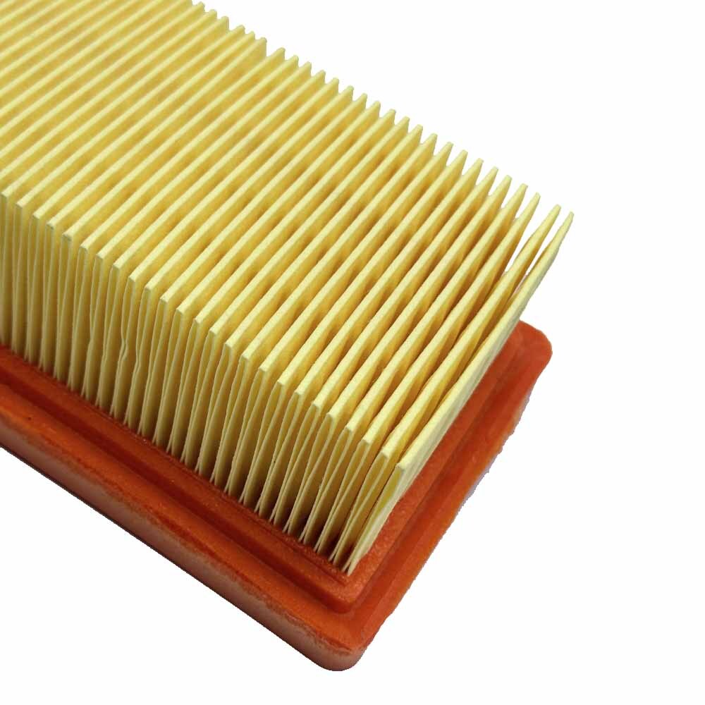 Ersatzfilter Für Kärcher Staubsauger – 2x Flachfaltenfilter (19x9,5x5 Cm) Inkl. Reinigungsbürste, Für Modelle Wie AD3.200