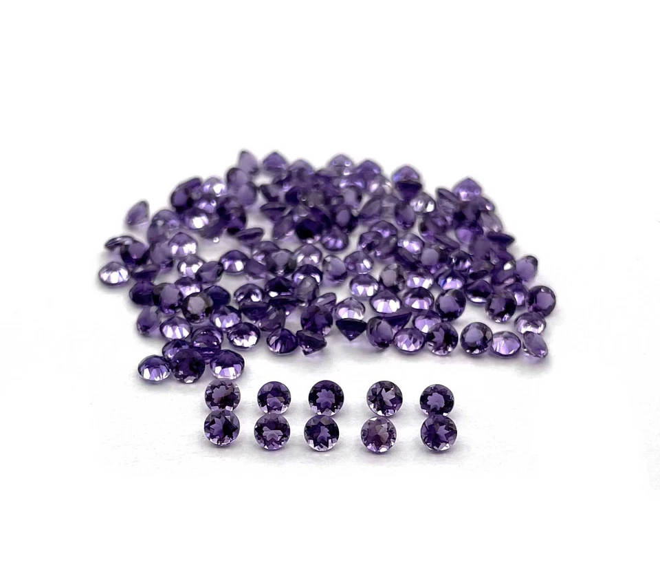 Natural Scapolite Round Cut Loose Gemstone Lot 104 Pcs 3 MM 11 CT - Image 2 of 4