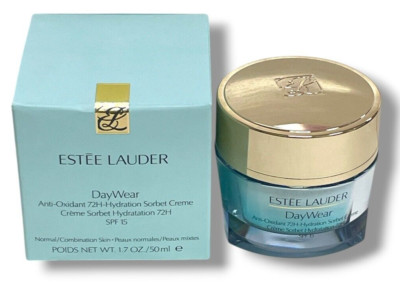 *Este Lauder Day Wear Anti-Oxidant 72H Hydration Sorbet Creme SPF15 (1.7oz/50ml)