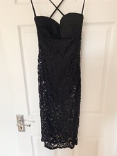 Black Lace Midi Dress.