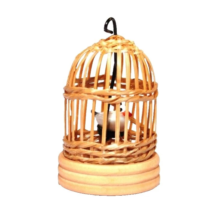 Adornos de al aire libre en miniatura de bambú y estatuas