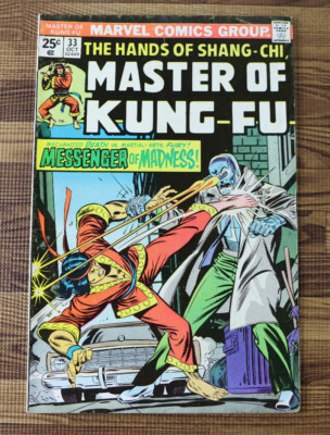 1975 Marvel Master Of KUNG FU #33 1st Appearance of Leiko Wu Mordillo G/FN+