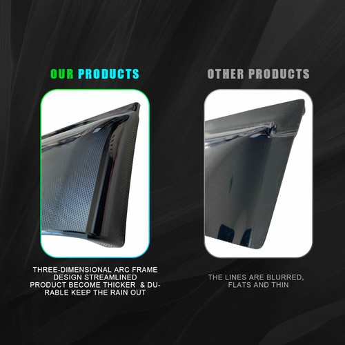 Injection Weather Shields Weathershields Visors for KIA SPORTAGE 2010-2015 - Picture 12 of 12