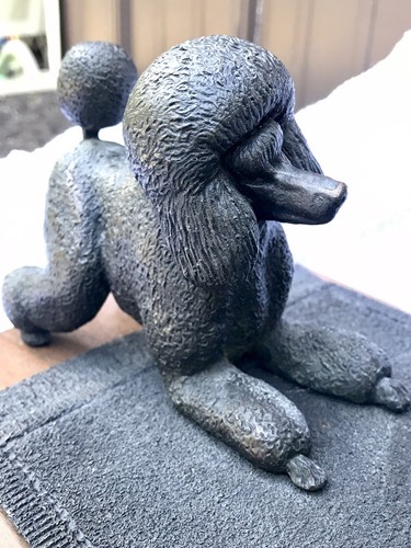 Tony Acevedo two Poodles Cast Bronzed Resin Sculpture - Picture 13 of 24