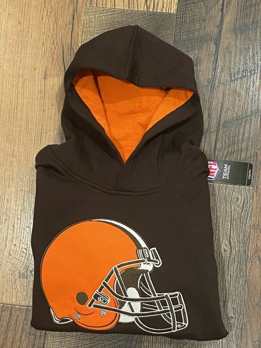 Cleveland Browns NFL Youth Boys Brown Fan Gear Prime Pullover Hoodie XL (18/20) - 第 6/6 張圖片
