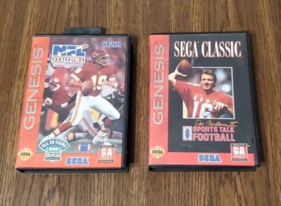 NFL Football '94 + Joe Montana II Sports Talk (Sega Genesis)