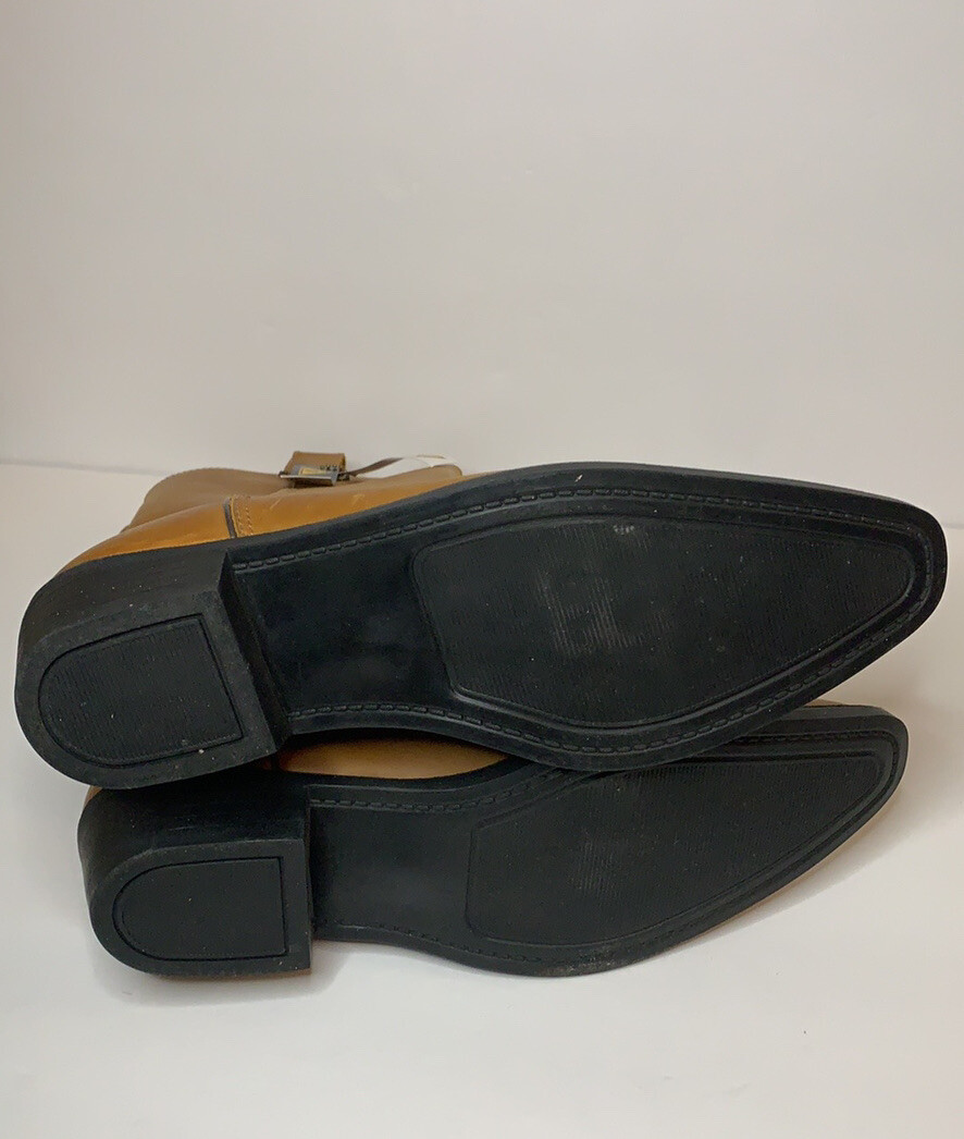 Leather Cowboy Boots Eurostar Brown Clive Western Men