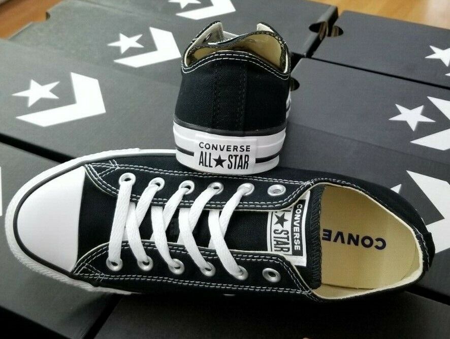 CONVERSE ALL STAR CHUCK TAYLOR LOW M9166 PRETO/BRANCO