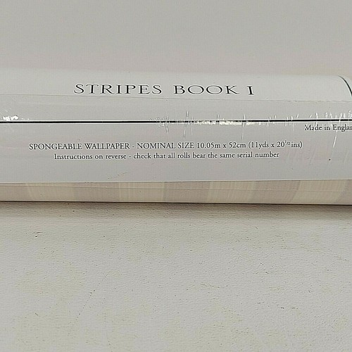 Colefax & Fowler Whitewell Stripe Lilac Wallpaper 2 Dbl Rolls England 07935 NEW - Picture 8 of 8