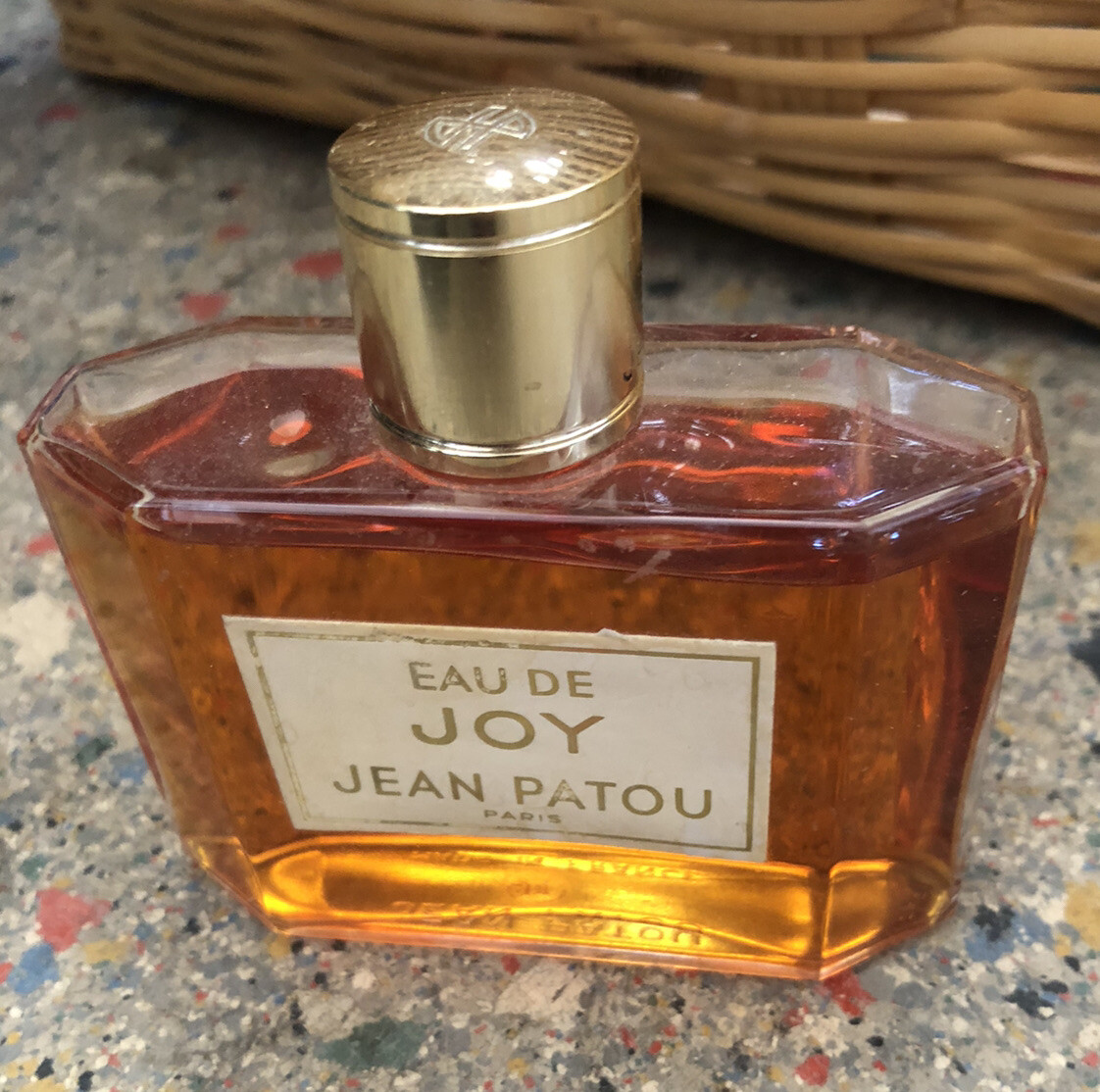 JEAN PATOU EAU DE JOY ヴィンテージ 香水 60cc Eau De Joy Jean Patou Vintage Glass Perfume Womens 1960's Mostly