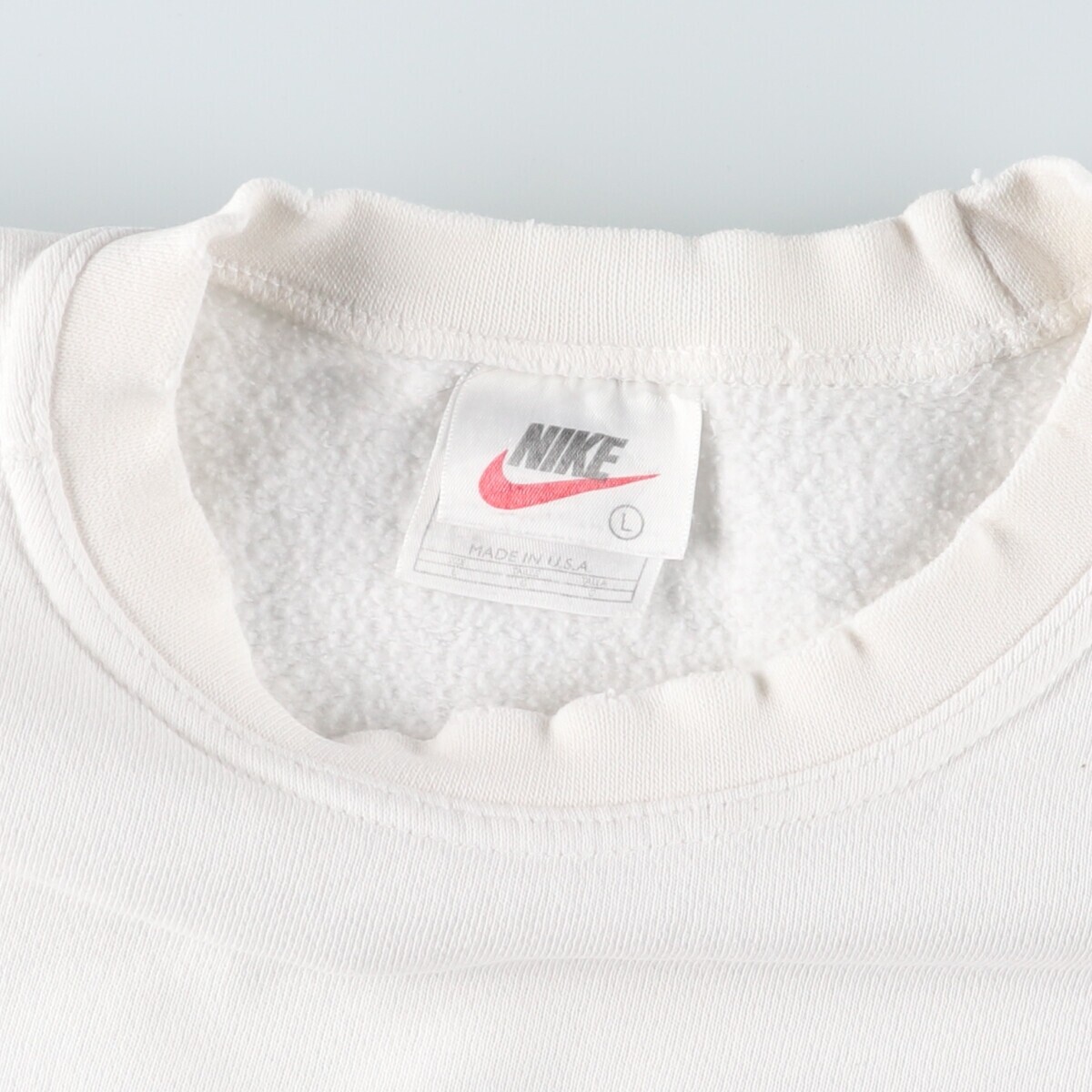 90'S Nike One Point Logo Sweatshirt Trainer Made in USA
