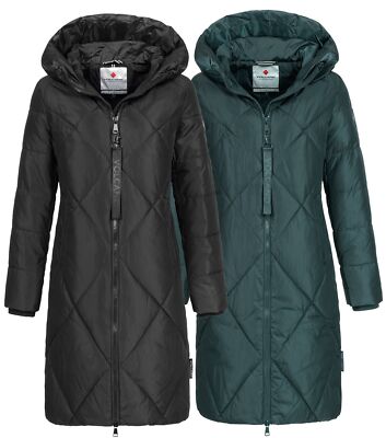 Volcano Damen Steppmantel Parka Wintermantel Jacke Winterparka