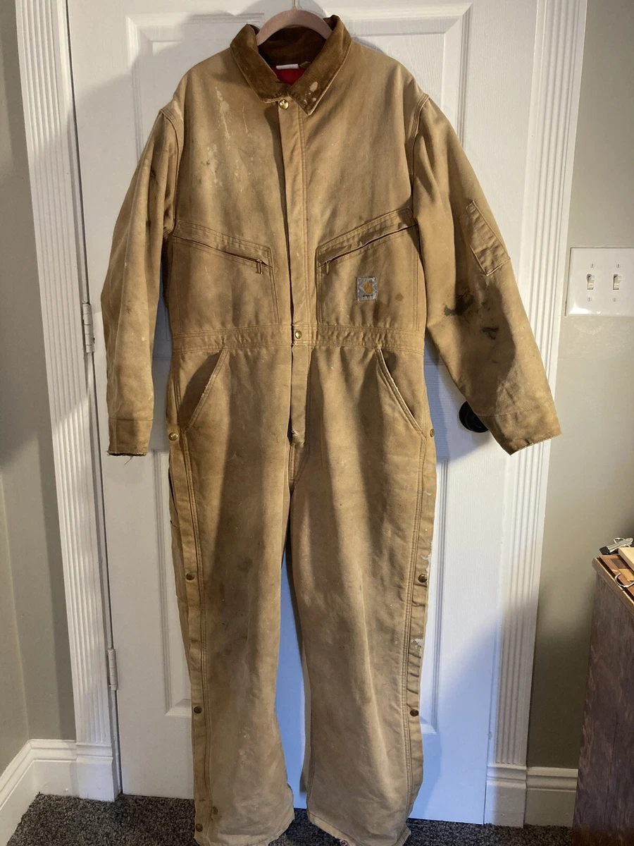 Carhartt top coveralls mens