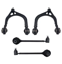 4 Pc Front Lower & Upper Controls Arms Set for RWD 300 Challenger Charger Magnum