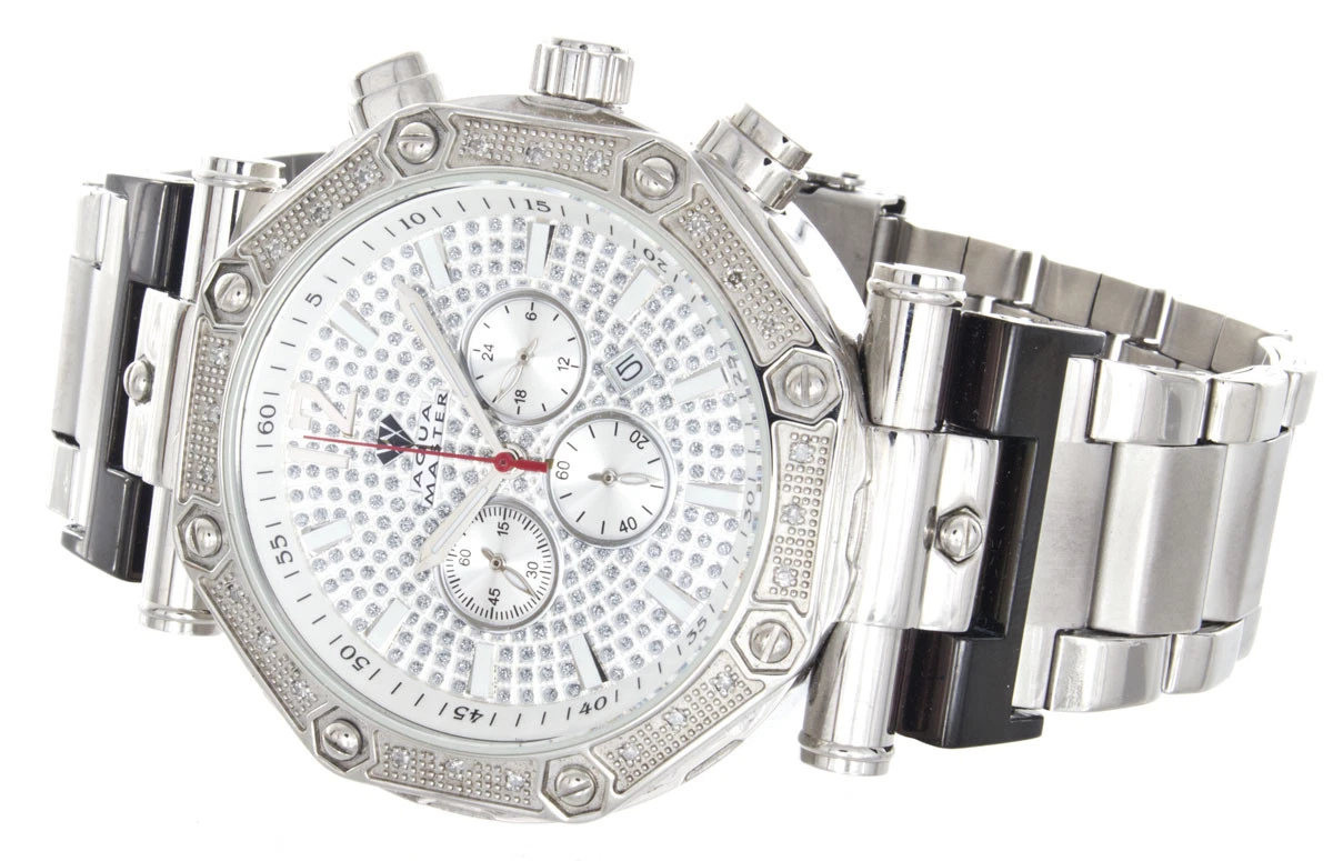 Aqua master chronograph shop diamond watch