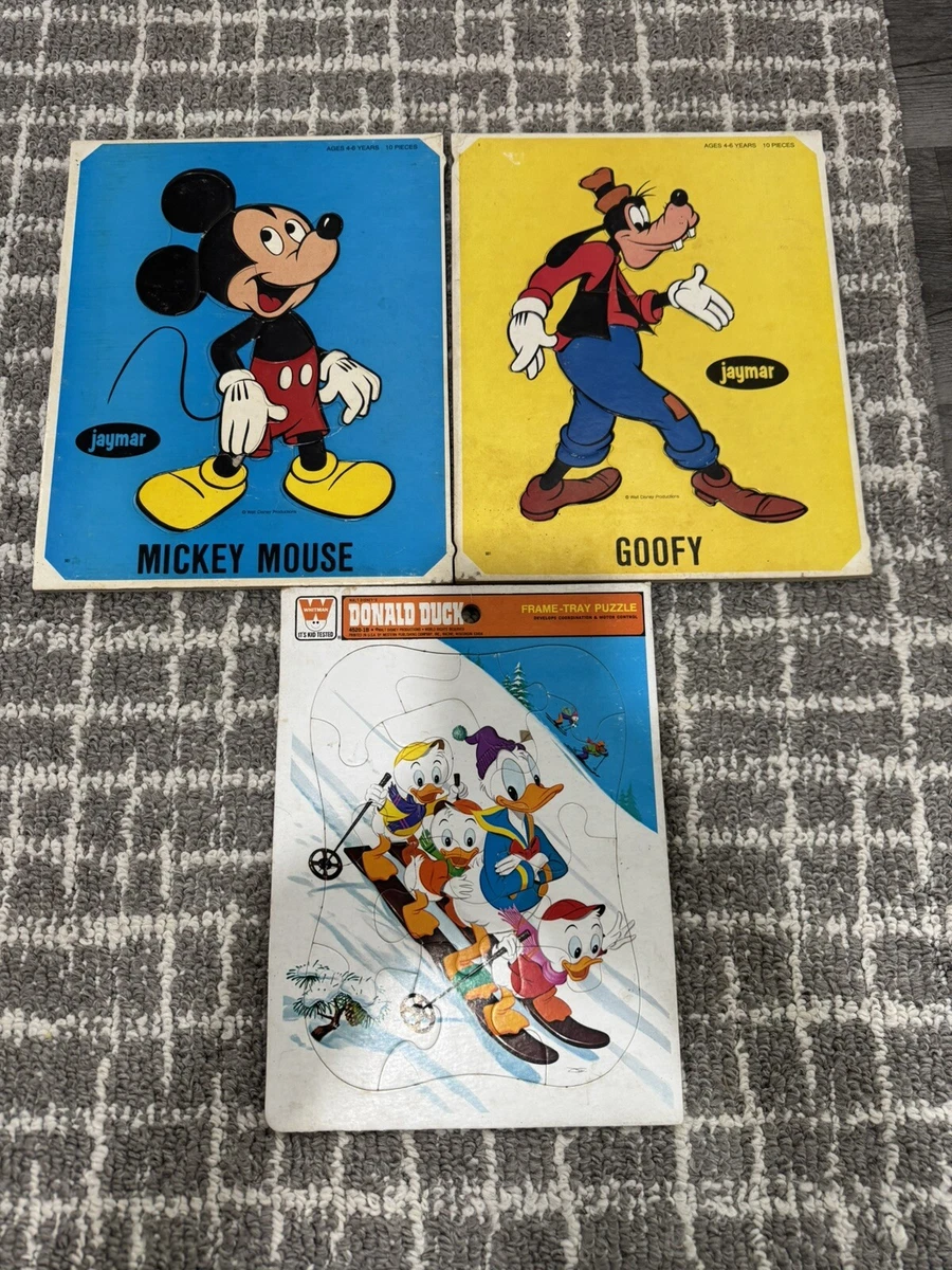 Mickey Mouse & Friends Collectors & Hobbyists 1960 Vintage Puzzles