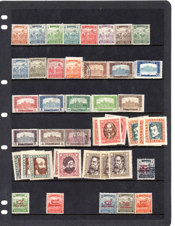 HUNGARY 1871-1960 HUGE COLLECTION OF 1000+ STAMPS MINT & USED MANY COMPLETE SETS - Image 4 of 4