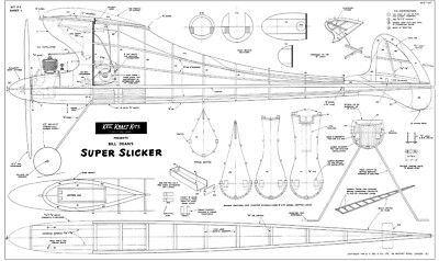Super Slicker 60'' Spannweite Plan 