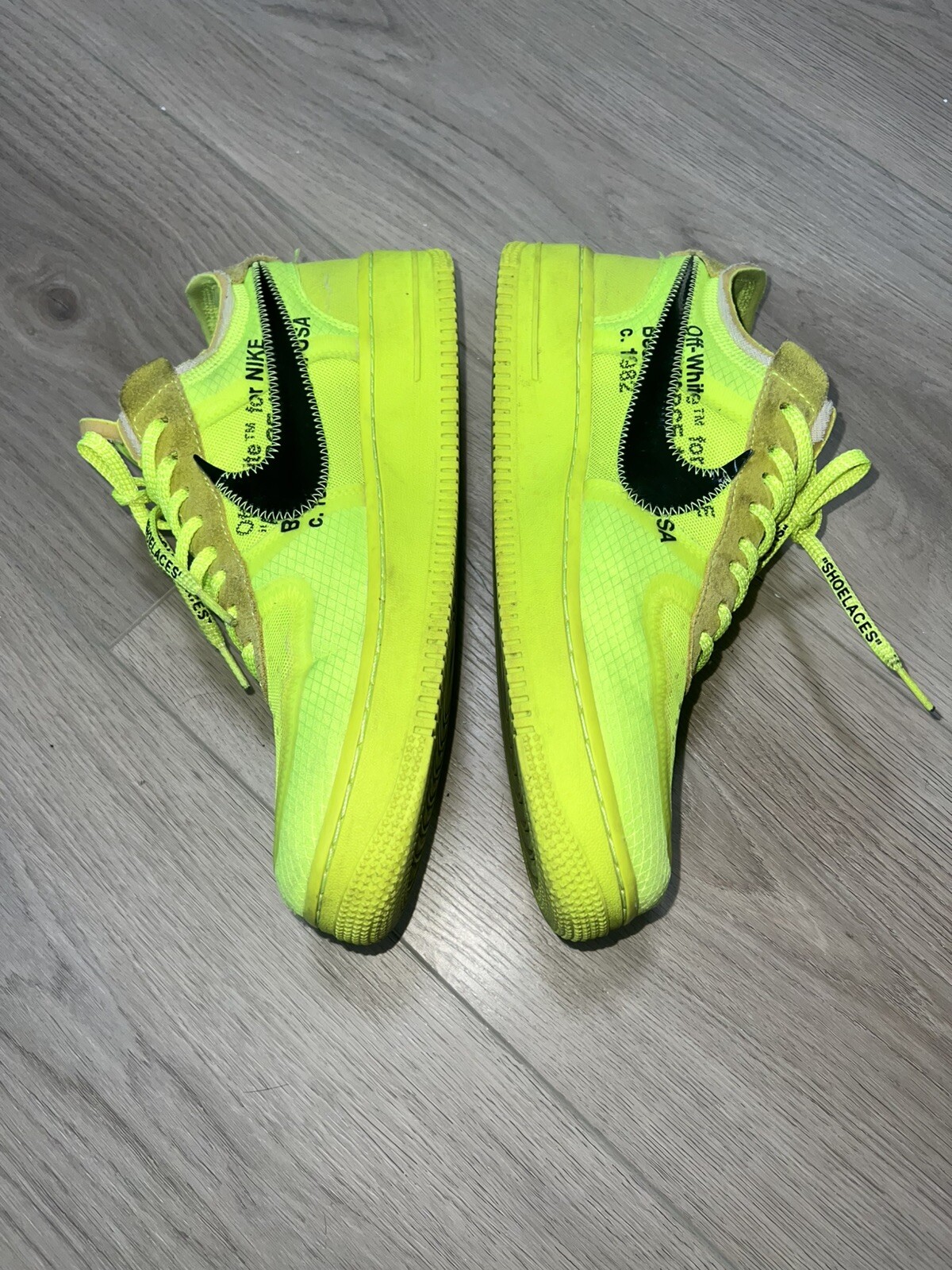 OFF WHITE X NIKE NIKE X OFF WHITE AIR FORCE 1 LOW VOLT A04606 700 TAGLIA US11 UK 10 EU 45