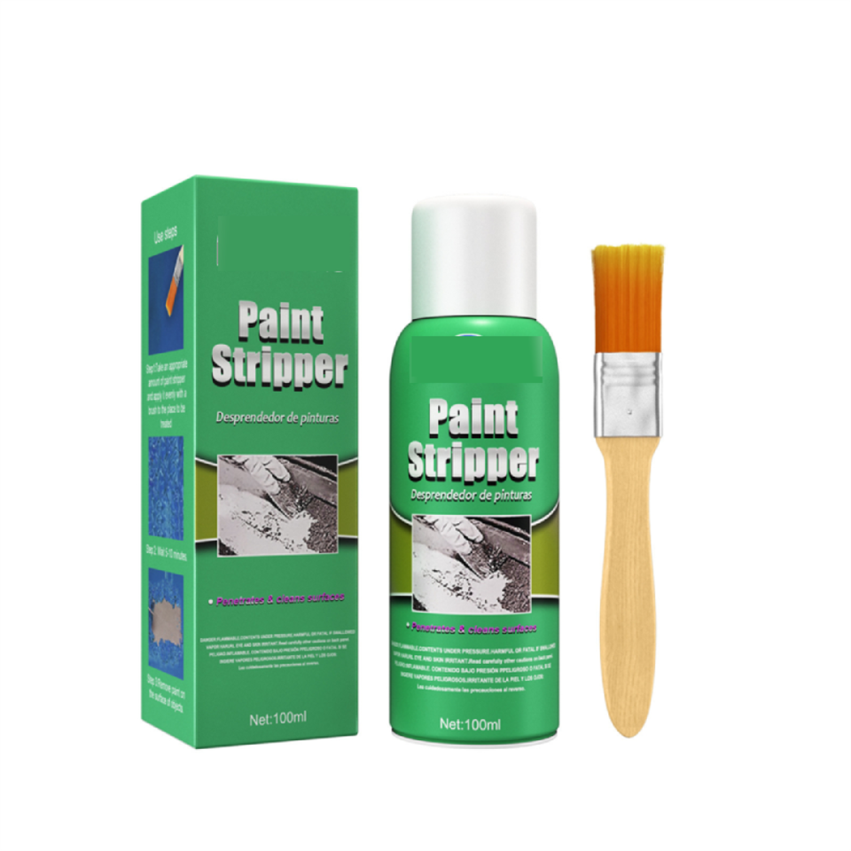 Car Paint Remover Metal Surface Paint Stripper Brush Set 100ml Paint