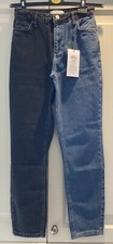 Jeans Only Life vita alta mamma a contrasto taglia W25 L32 nuovo con etichetta