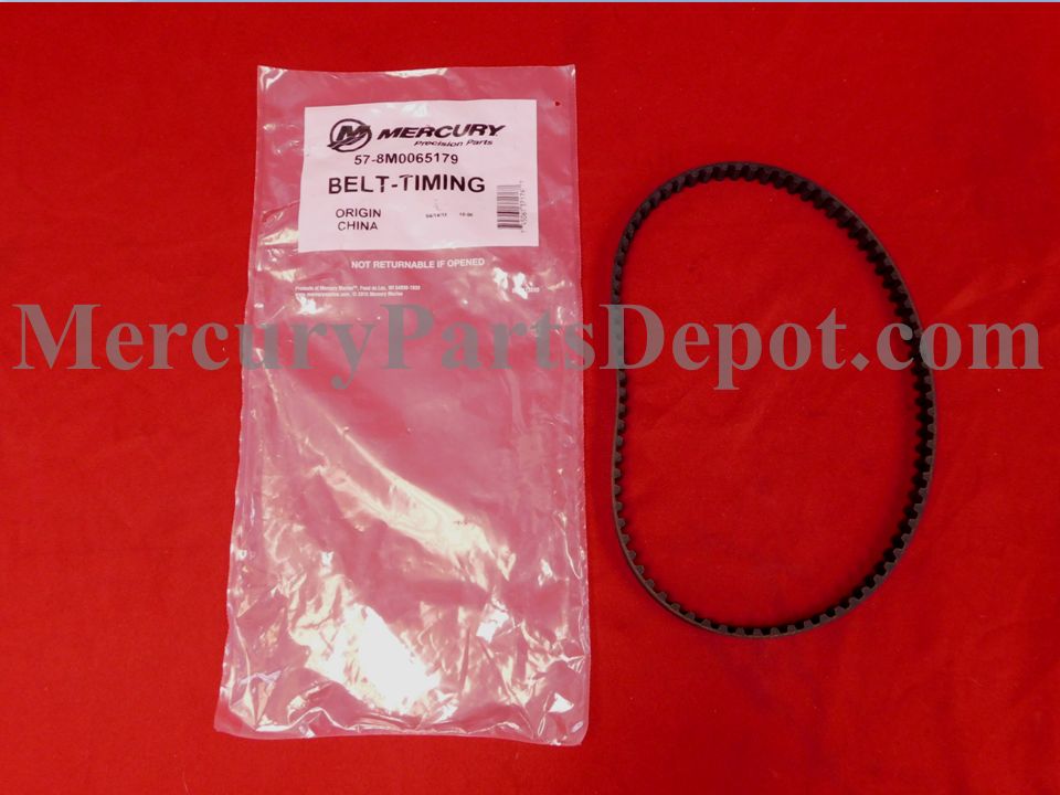 Marine Pro 8M0065179 Timing Belt – Fits Mercury 25-60 HP 4-Stroke Outboards