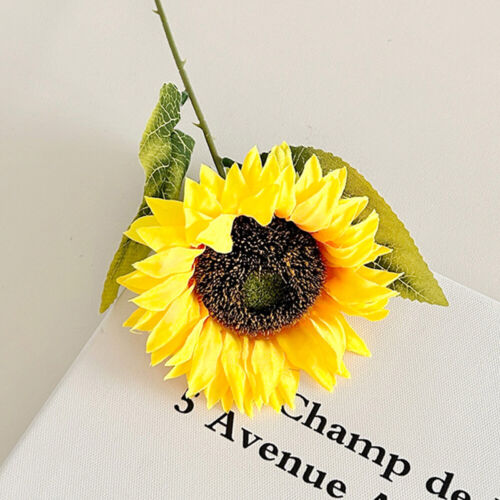 Artificial Sunflower Silk Fake Flower Bouquet Party Garden Wedding Decoration - Picture 10 of 15