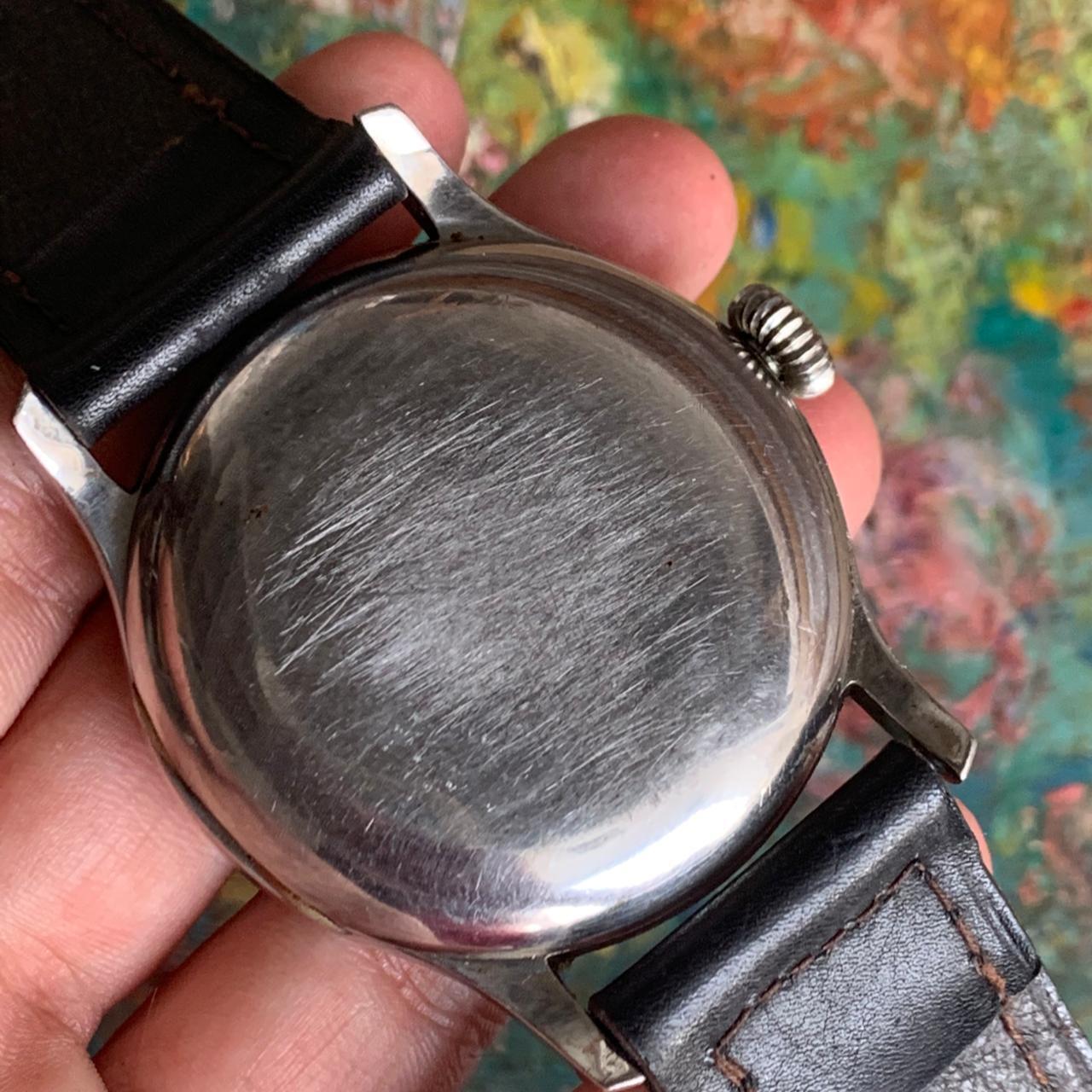 VINTAGE LONGINES AVIATOR 3737 STEEL PROTOTYPE GILT RADIUM VINTAGE LONGINES AVIATOR 3737 STEEL PROTOTYPE GILT RADIUM